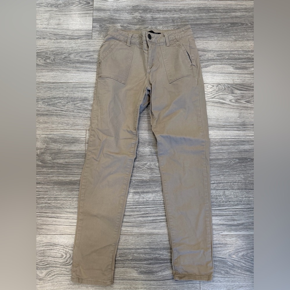 1822 Denim Straight Leg Pants in Khaki